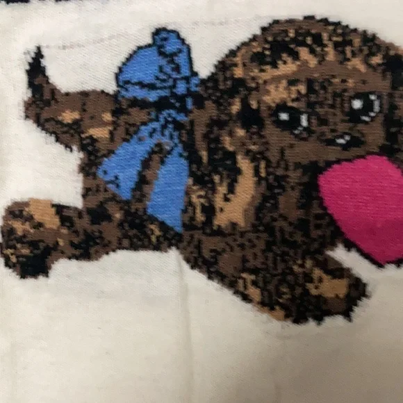 Women’s Ganni lovey Puppy wool sweater size medium